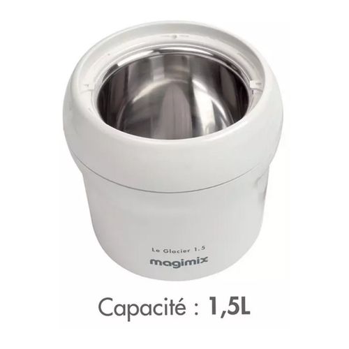 Sorbetière 1.5l 15w Blanc - 11667