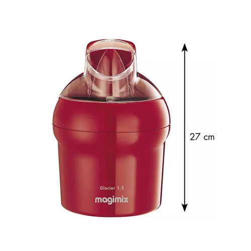 Sorbetière 1.5l 15w Rouge - 11669