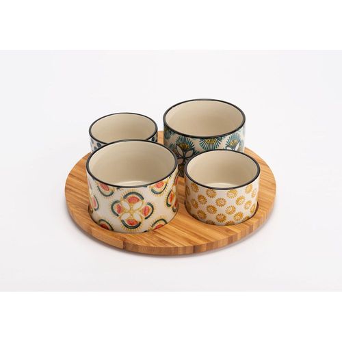 Plateau Apéro Avec 4 Bols Imany