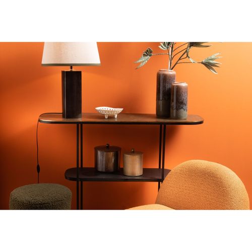 Console Rectangulaire En Fonte Double Plateau L116 - Miles