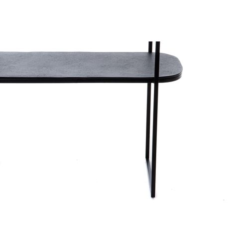 Console Rectangulaire En Fonte Double Plateau L116 - Miles