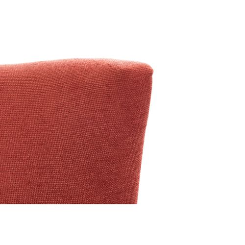 Fauteuil à Accoudoirs En Tissu Uni Et Pieds En Bois - Heron