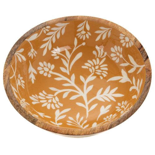 Saladier En Bois De Manguier 25 Cm Capucine