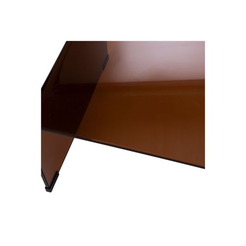 Table Basse Rectangulaire En Verre Fumé L110 - Elly