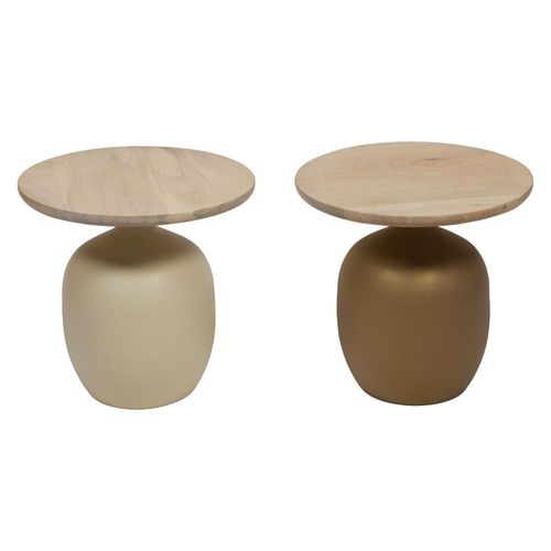 Bout De Canapé Blanc Lidia En Bois