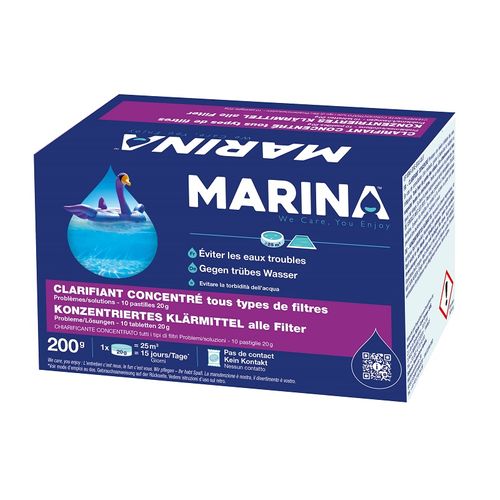 Marina - Clarifiant Concentré Floculant Universel Pastilles 200g