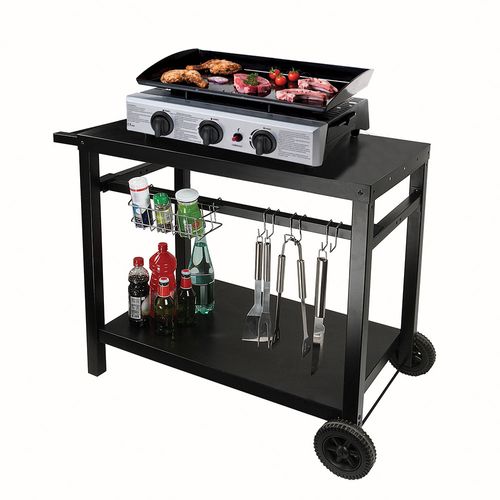 Chariot Pour Plancha Noir - Gs130