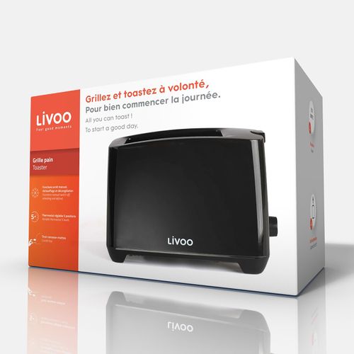 Grille-pain - Noir Dod162n noir