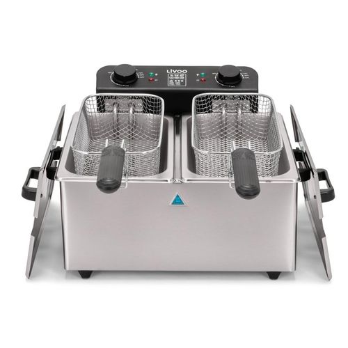 Friteuse Double 2x3l 3300w Inox - Doc217
