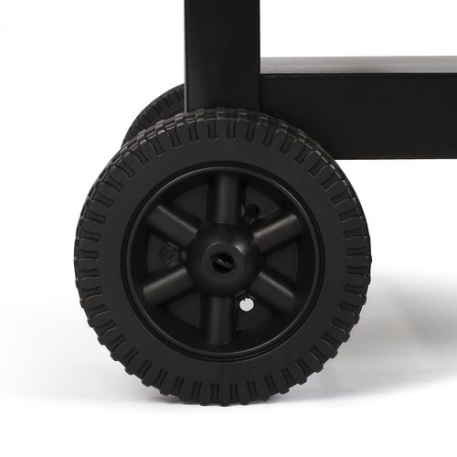 Chariot Pour Plancha Noir/bois - Gs131