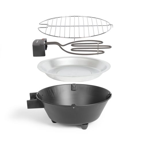 Barbecue Électrique Posable 30cm 1250w Noir - Doc267
