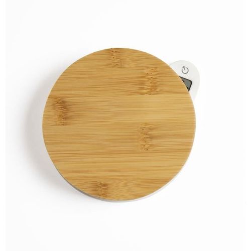 Balance De Cuisine Dynamo - Dom466 - Plateau Bambou - Sans Pile Ni Chargement - Max. 5 Kg