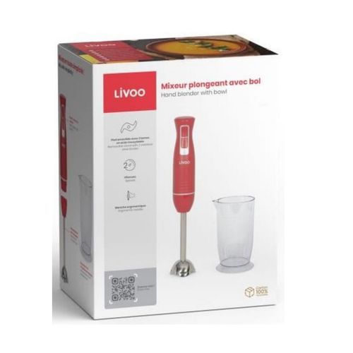 Mixeur Plongeant 400w Rouge - Dop245r