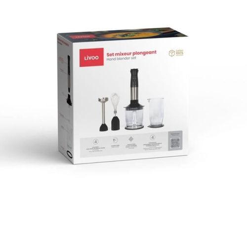 Mixeur Plongeant Multifonction 800w Noir - Dop246