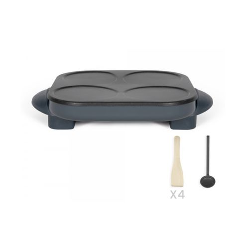 Crêpière 1500w 4x12cm Gris - Doc266g