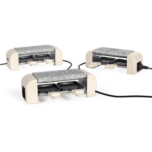 Appareil à Raclette Connectable - Doc310c - 2 Personnes - 450 W - Thermostat Automatique