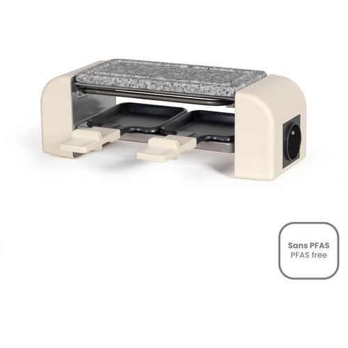 Appareil à Raclette Connectable - Doc310c - 2 Personnes - 450 W - Thermostat Automatique