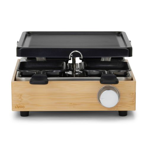 Appareil à Raclette 4 Personnes 800w + Gril - Doc311