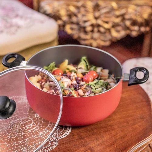 Faitout Aluminium 24cm Avec Couvercle - Mep150r