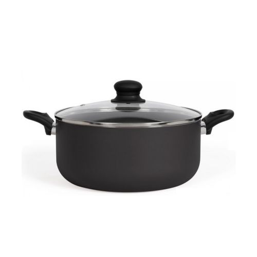 Faitout Aluminium 28cm Avec Couvercle - Mep151n