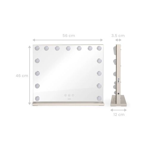 Miroir Lumineux 24w Gris - Dos207