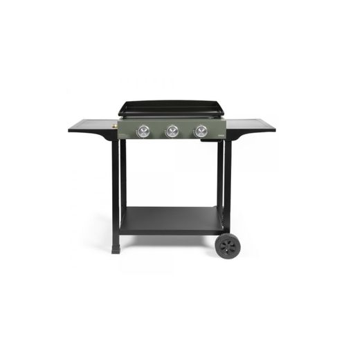 Plancha Gaz 7500w Plaque Acier Émaillé 62x34,5cm - Doc326