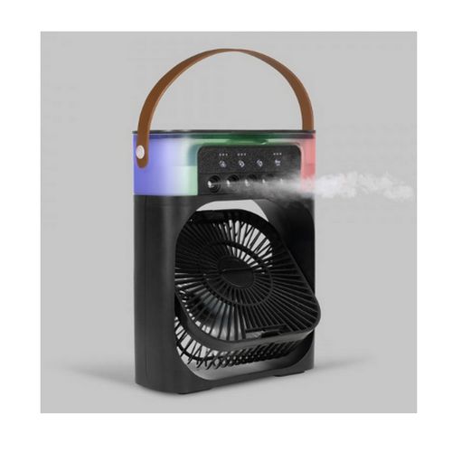 Ventilateur Brumisateur De Table 10w 3 Vitesses Noir - Dom513n