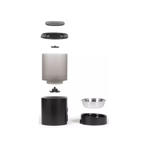 Distributeur De Croquettes Automatique 5w Noir - Pet106