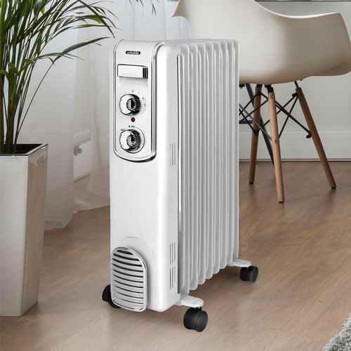 Radiateur Bain D'huile 2000w Blanc - Schv709b