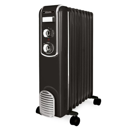 Radiateur Bain D'huile 2000w Noir - Schv709n