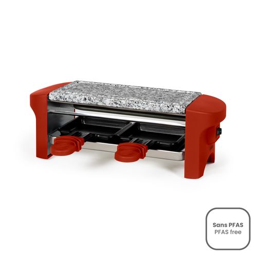 Appareil à Raclette 2 Personnes 350w Rouge - Doc156ro