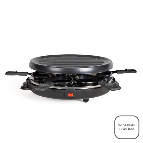 Appareil à Raclette 6 Personnes 800w + Grill - On1020n