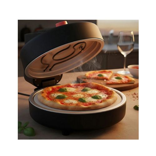 Four à Pizza 1800w Noir - Doc347co