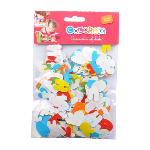 Lot De Gommettes "alphabet" Multicolore