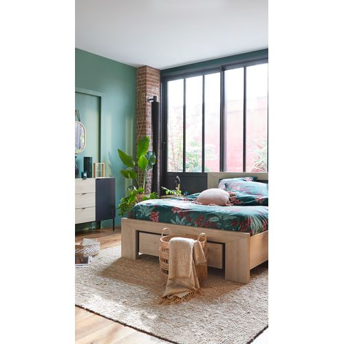 Bougie cylindrique H11 cm - Noir