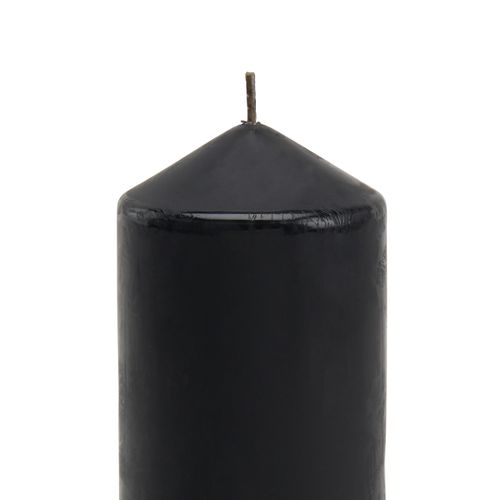 Bougie cylindrique H11 cm - Noir