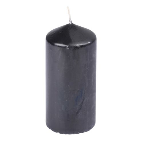Bougie cylindrique H11 cm - Noir