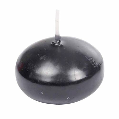 Lot De 10 Bougies Flottantes Déco "raina" 4cm Noir