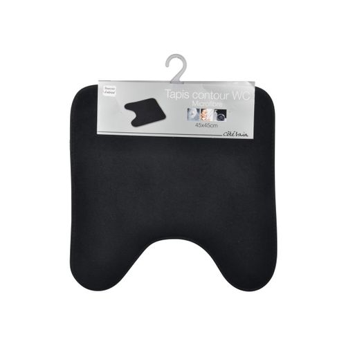 Tapis Contour Wc "vitamine Ii" 45x45cm Noir