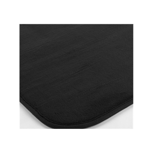 Tapis Contour Wc "vitamine Ii" 45x45cm Noir
