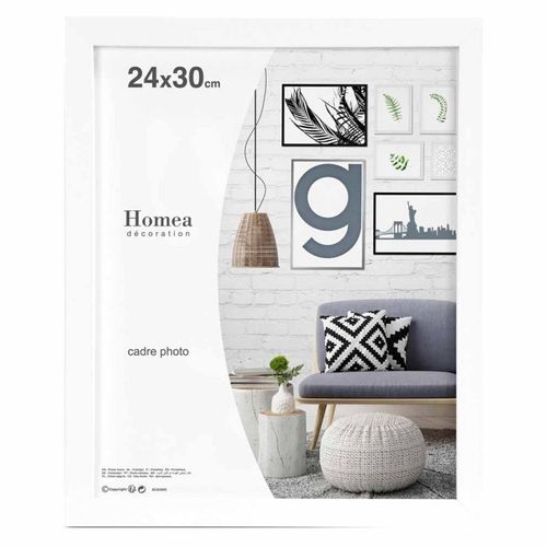 Cadre Photo Déco "loft" 24x30cm Blanc