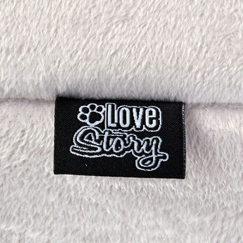 Panier Rond Pour Chat "sweet Cat" 48cm Écru