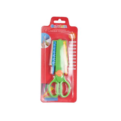 Ciseaux Cranteurs "9 Lames" 24cm Multicolore