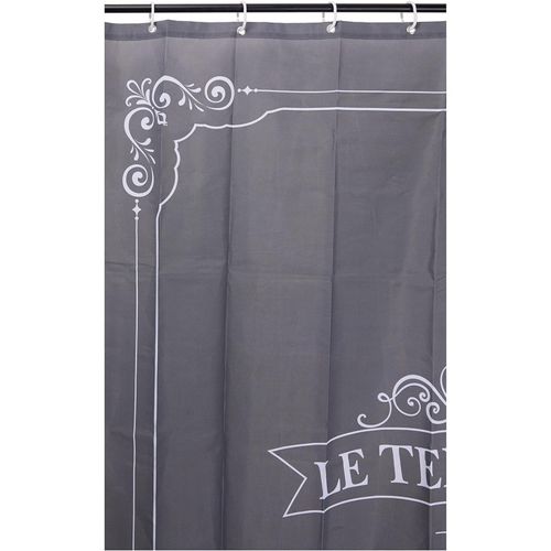Rideau De Douche "vintage" 180x200cm Anthracite