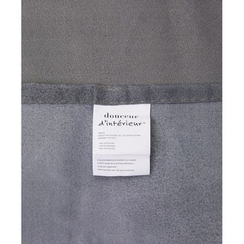 Rideau De Douche "vintage" 180x200cm Anthracite