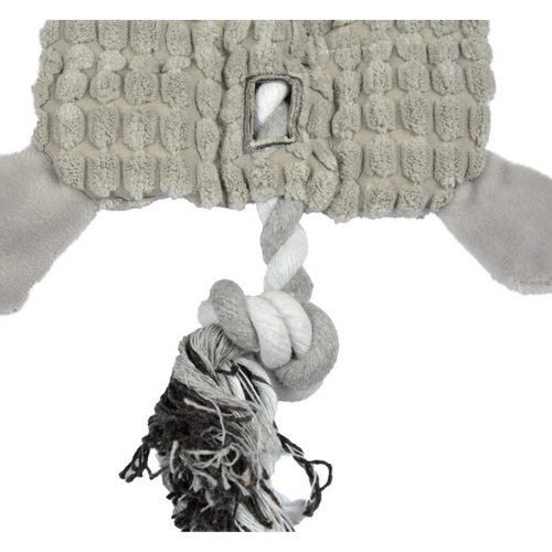 Peluche Pour Chien "éléphant" 37cm Gris