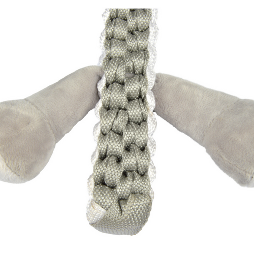 Peluche Pour Chien "éléphant" 34cm Gris