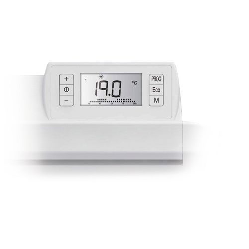Thrfit1000 - Radiateur Connecté 1000w - Inertie Sèche - Ecran Lcd - Antisalissure - Blanc