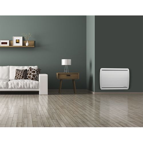 Thrfit1500 - Radiateur Connecté 1500w - Inertie Sèche - Ecran Lcd - Antisalissure - Blanc