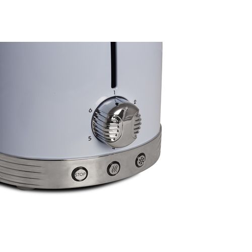 Grille Pain Vintage - Fonction Décongélation - Support Viennoiserie - Bleu - Scto2bl